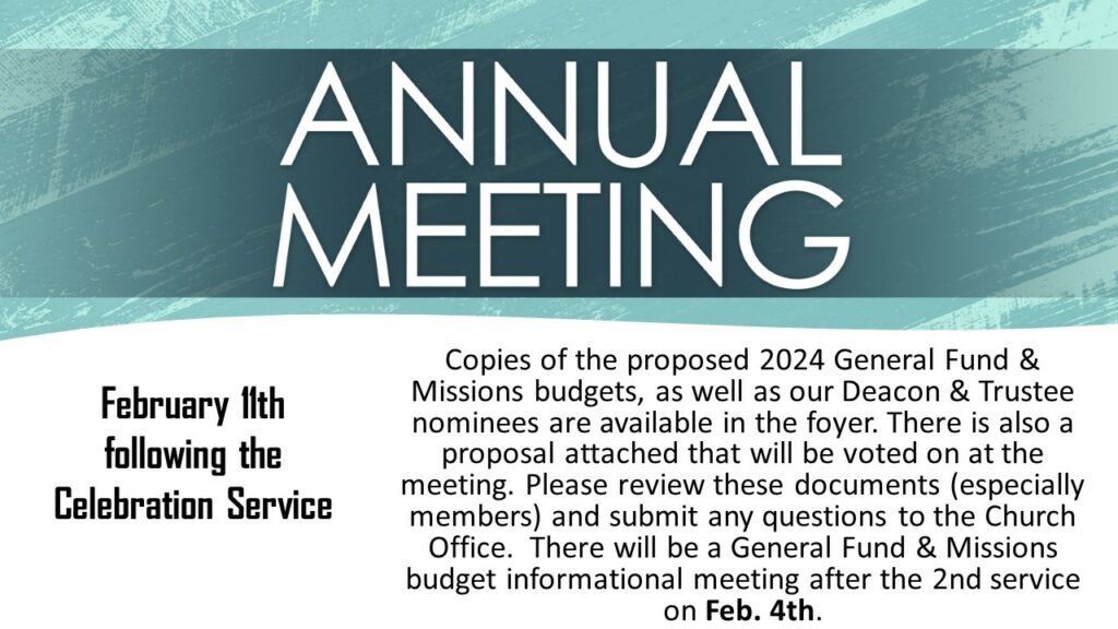 2024 Annual Business Meeting Bible Baptist Church Of Sodus   2024 Annual Business Meeting 1024x576 